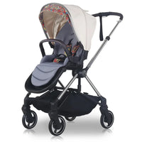 HKM-2367187 Folding Baby Stroller with Aluminium Frame and 360-Degree Wheels for Newborns - Two-Way Carriage