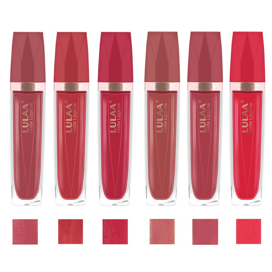 HKM-367379 18 Color Matte Velvet Lipstick - Long-Lasting Lip Gloss with High-Gloss Jelly Finish