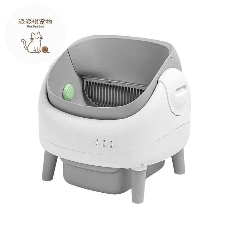 HKM-367443 Automatic Self-Cleaning Smart Cat Litter Box with APP Control and Dual Safety Sensors