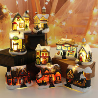 HKM-367443 Christmas Miniature House Landscape Resin Decoration - 2021 Variety Options Available