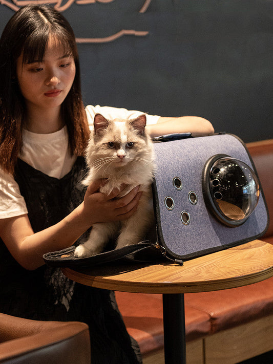 HKM-3674685 Transparent Window Design Portable Pet Cat Carrier - Various Styles Available