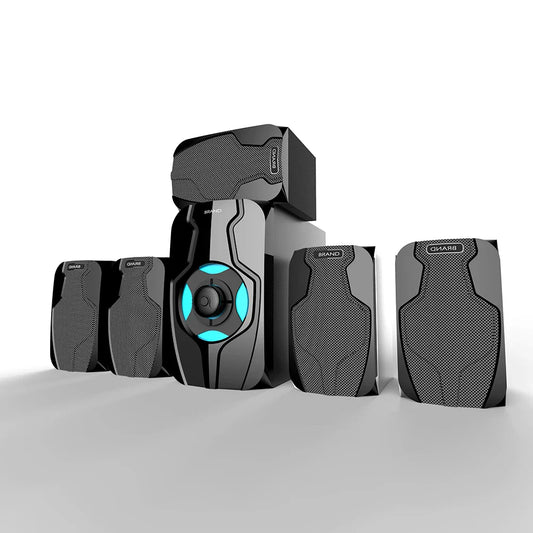 HKM-367507 5.1 Channel Surround Sound Home Theatre System with USB, SD, and FM Radio