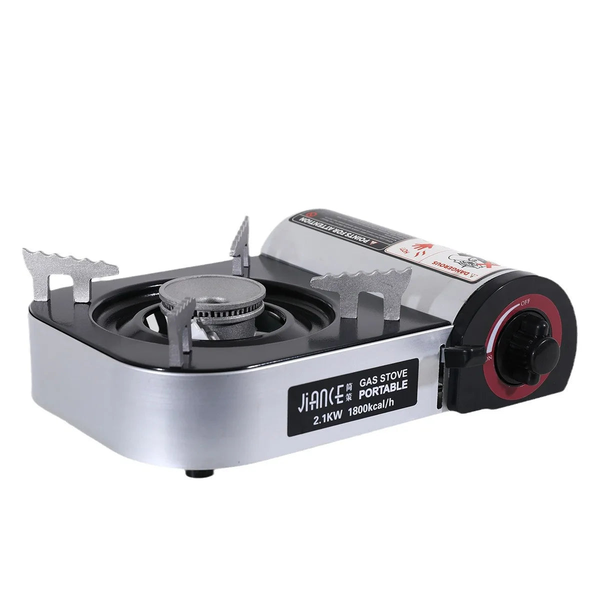 HKM-367507 Portable Mini Gas Stove for Outdoor Cooking and Campfire Grilling