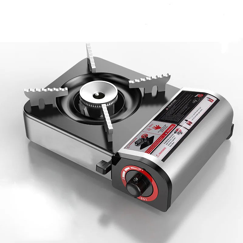 HKM-367507 Portable Mini Gas Stove for Outdoor Cooking and Campfire Grilling