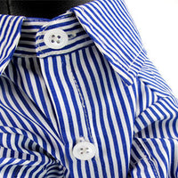HKM-3675581 Casual Puff Sleeve Striped Pet Clothes in Blue and Red for All Sizes