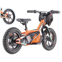 HKM-367571 12" Electric Balance Bike for Kids with 36V 250W Hub Motor, Aluminum Frame, No Pedal Design, Load Capacity 85kg