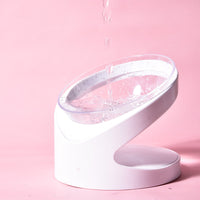 HKM-3676989 Transparent Cat Bowl with Bracket for Optimal Feeding Position