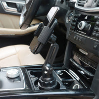 HKM-367699 360° Adjustable Car Phone and Tablet Holder - Durable ABS Material, Quick Installation, Scratch-Resistant Protection
