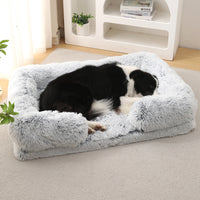 HKM-367699 Plush Round Pet Bed Dog Bed Winter