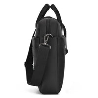 HKM-367699 Slim Business Laptop Bag – Waterproof Nylon for 15.6-Inch Laptops, Men's Casual Computer Tote