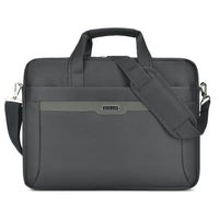 HKM-367699 Slim Business Laptop Bag – Waterproof Nylon for 15.6-Inch Laptops, Men's Casual Computer Tote