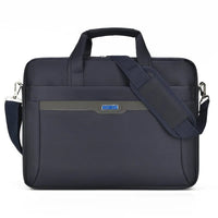 HKM-367699 Slim Business Laptop Bag – Waterproof Nylon for 15.6-Inch Laptops, Men's Casual Computer Tote