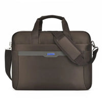 HKM-367699 Slim Business Laptop Bag – Waterproof Nylon for 15.6-Inch Laptops, Men's Casual Computer Tote