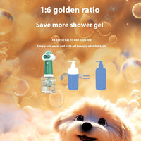 HKM-3678269 Pet Bath Bubble Machine with 400ML Capacity - Second Generation in Blue and Green