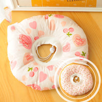 HKM-3678397 Anti-Bite and Anti-Lick Headgear for Pets in Love Pink with Stylish Patterns