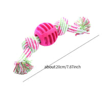 HKM-3679421 Durable Cotton Rope Double Knot Ball for Dog Chewing and Tooth Cleaning