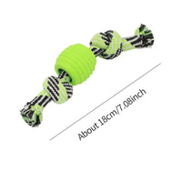 HKM-3679421 Durable Cotton Rope Double Knot Ball for Dog Chewing and Tooth Cleaning