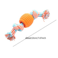 HKM-3679421 Durable Cotton Rope Double Knot Ball for Dog Chewing and Tooth Cleaning
