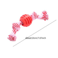 HKM-3679421 Durable Cotton Rope Double Knot Ball for Dog Chewing and Tooth Cleaning