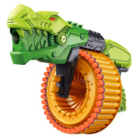 HKM-367955 Dinosaur-Themed Soft Bullet Foam Blasters Set with 120 Foam Bullets for Ages 2 and Up