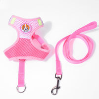 HKM-3680061 Double-Layer Mesh Traction Chest Harness for Pets - Available in Multiple Colors
