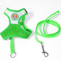 HKM-3680061 Double-Layer Mesh Traction Chest Harness for Pets - Available in Multiple Colors