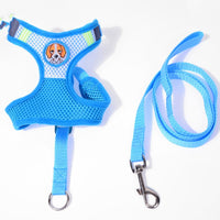 HKM-3680061 Double-Layer Mesh Traction Chest Harness for Pets - Available in Multiple Colors