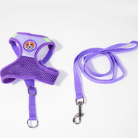 HKM-3680061 Double-Layer Mesh Traction Chest Harness for Pets - Available in Multiple Colors