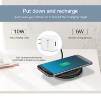 HKM-368019 Wireless Charger for iPhone Models with Non-Slip Base – Model M420, 9V Output, LED Indicator