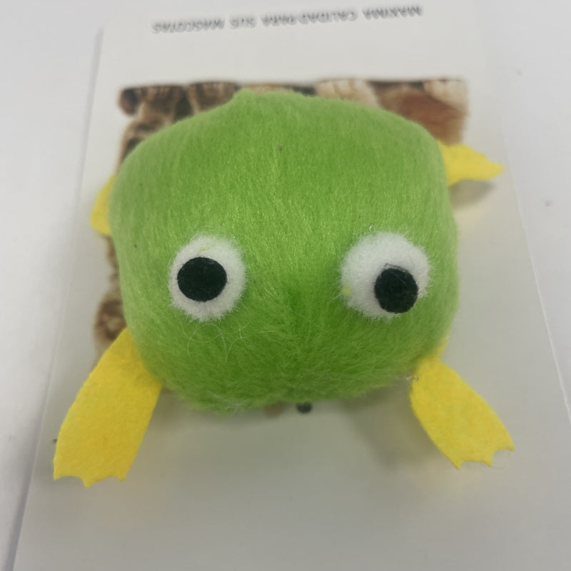 HKM-3680445 Electric Frog Cat Toy - Interactive Laser Chaser for Engaging Playtime