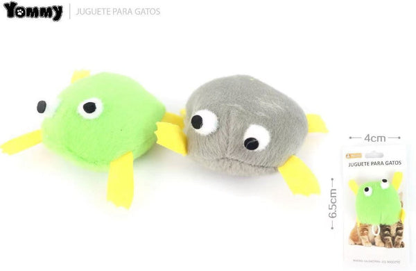 HKM-3680445 Electric Frog Cat Toy - Interactive Laser Chaser for Engaging Playtime