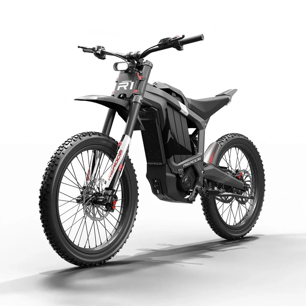 HKM-368083 72V 8000W Electric Dirt Bike, Max Speed 85KM/H, Middrive Motor, 19-Inch Off-Road Motorcycle, 100-130KM Range, 35AH Battery