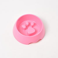 HKM-3680957 Anti-Choke Slow Feed Dog Bowl - Thickened Plastic Feeding Basin in Multiple Colors