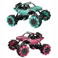 HKM-368147 All Terrain Dual Remote Control Stunt Climbing Car with Lights and Music for Kids