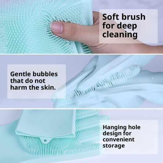HKM-3682365 Silicone Pet Bathing Gloves Set for Dogs - 3 to 9 Pieces in Various Colors