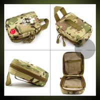 HKM-3683005 Outdoor Camouflage Dog First Aid Kit - 72 Essential Supplies for Emergency Care