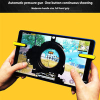HKM-368467 Gamepad Tablet Accessory with Chicken Handle for Smartphones - Force Feedback Compatible with Elite Games