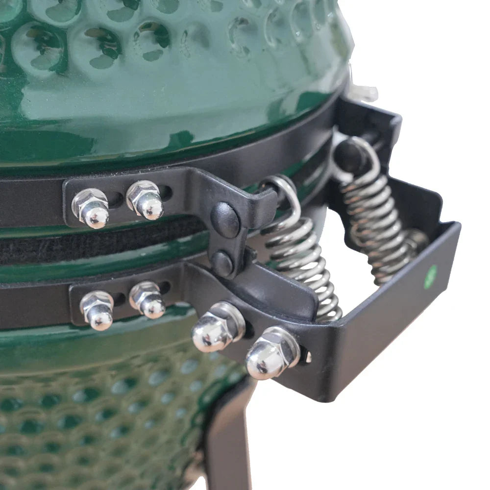 HKM-368659 Portable Kamado Charcoal Grill for Outdoor Barbecuing, Fits 13 to 27 Inch Egg Grills