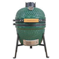 HKM-368659 Portable Kamado Charcoal Grill for Outdoor Barbecuing, Fits 13 to 27 Inch Egg Grills