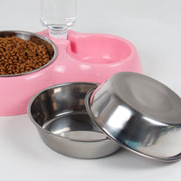 HKM-3686717 Automatic Pet Water Bowl for Dogs and Cats - Easy Feeding Station in Pink, Blue, and Green