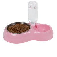 HKM-3686717 Automatic Pet Water Bowl for Dogs and Cats - Easy Feeding Station in Pink, Blue, and Green