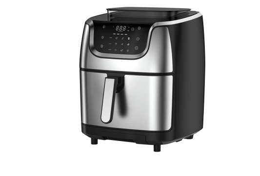 HKM-368723 6.5L Air Fryer with Double Stacking Capability - Oil-Free Cooking Appliance for Smart Home Use