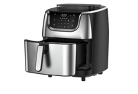 HKM-368723 6.5L Air Fryer with Double Stacking Capability - Oil-Free Cooking Appliance for Smart Home Use