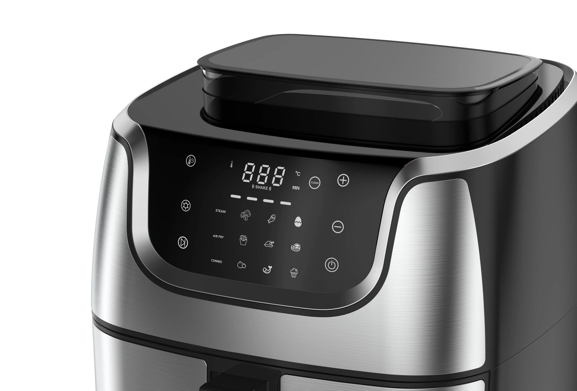 HKM-368723 6.5L Air Fryer with Double Stacking Capability - Oil-Free Cooking Appliance for Smart Home Use