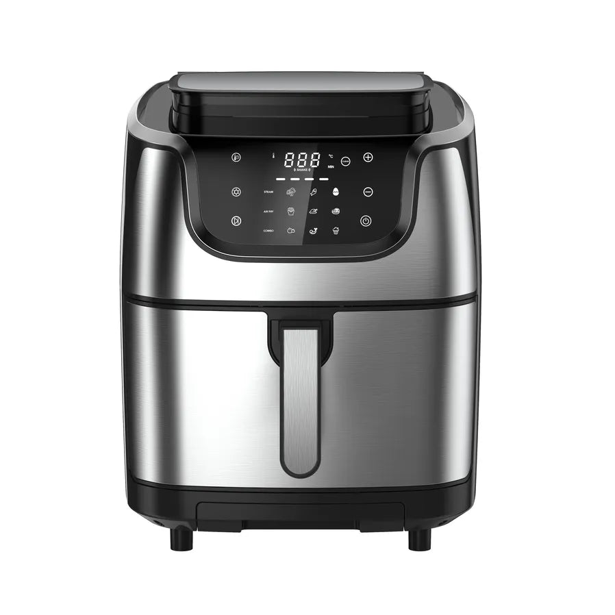 HKM-368723 6.5L Air Fryer with Double Stacking Capability - Oil-Free Cooking Appliance for Smart Home Use