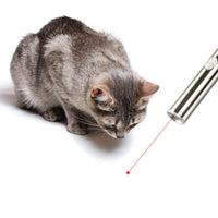 HKM-3687357 Stainless Steel Laser Cat Toy with Light Function