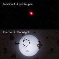 HKM-3687357 Stainless Steel Laser Cat Toy with Light Function