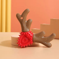 HKM-3689789 Durable Deer Antler Molar Stick for Dogs - Teeth Cleaning Pet Toy