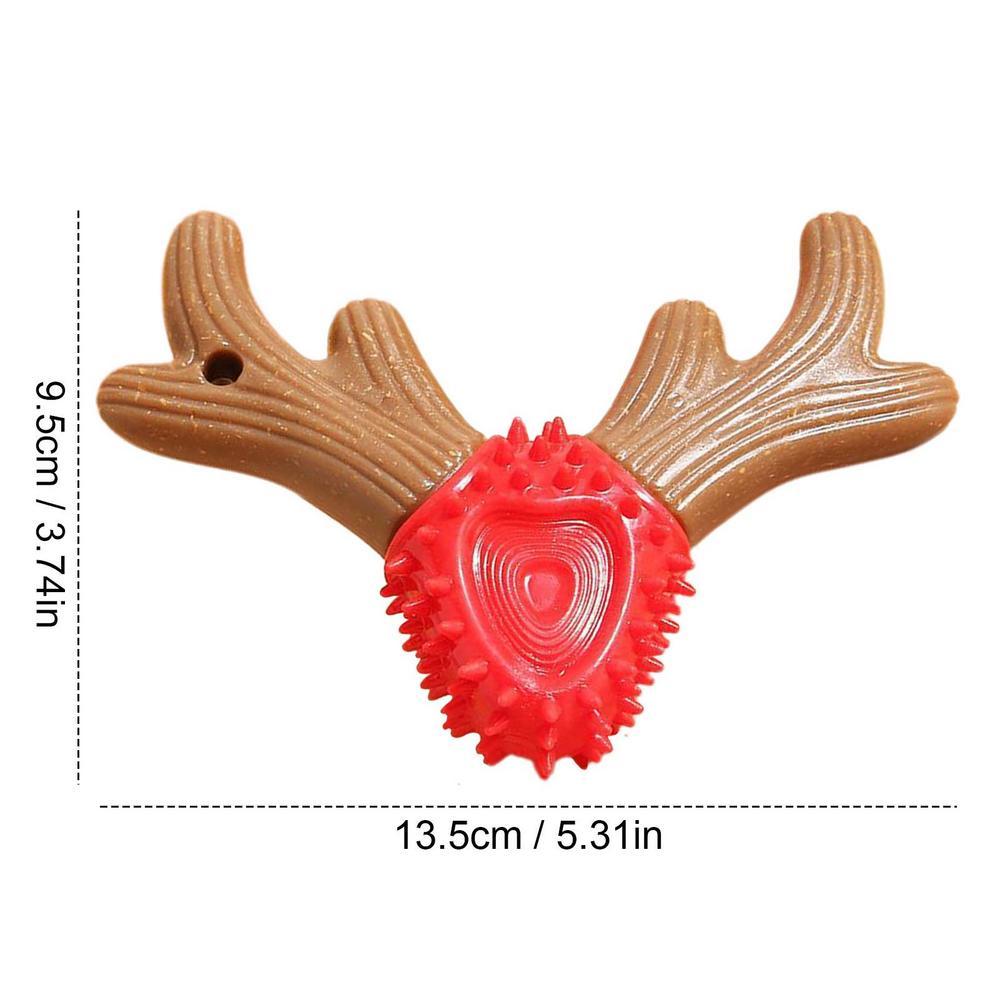 HKM-3689789 Durable Deer Antler Molar Stick for Dogs - Teeth Cleaning Pet Toy