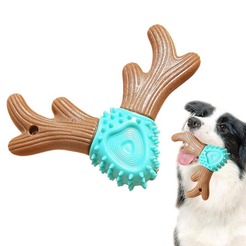 HKM-3689789 Durable Deer Antler Molar Stick for Dogs - Teeth Cleaning Pet Toy